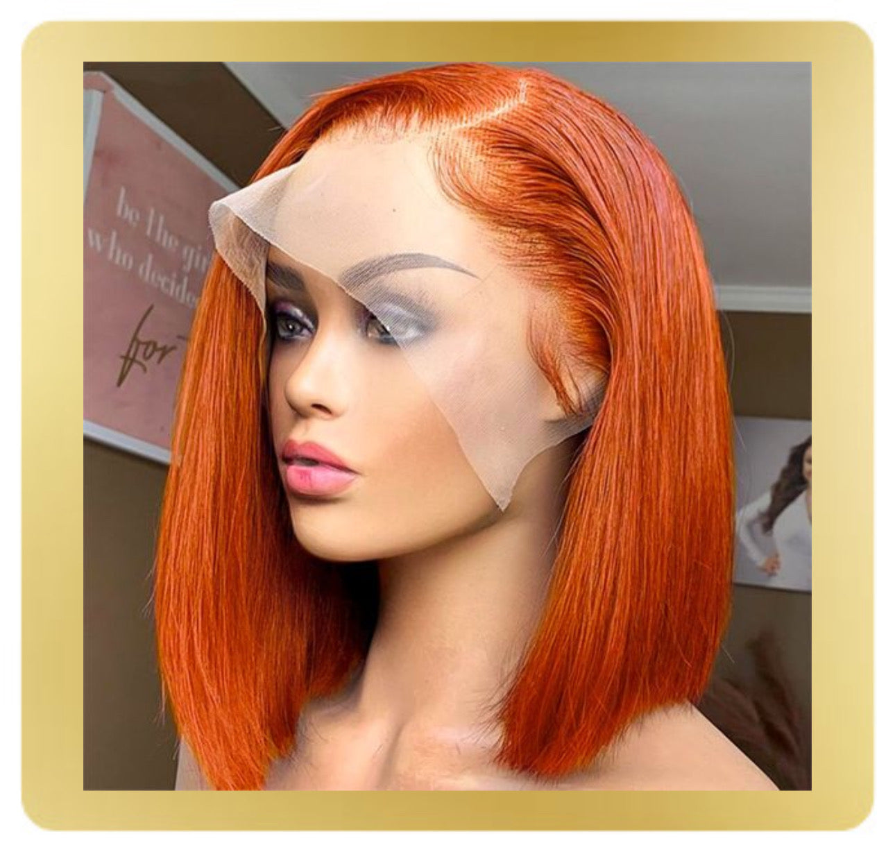 10 inches Bob Orange